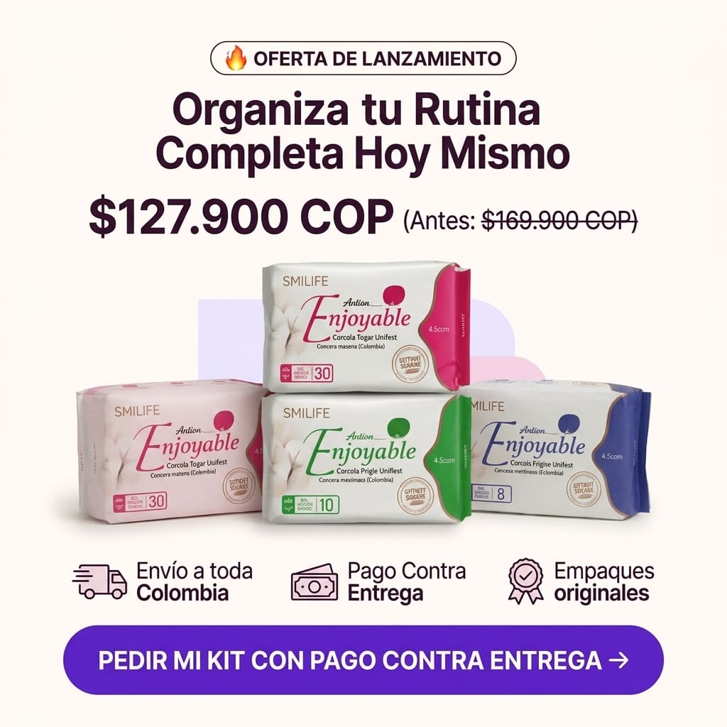 Kit de Toallas higiénicas para el Cuidado Femenino 24/7: Diario, Día y Noche.