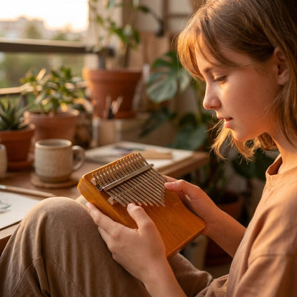 Tu primera melodía empieza con el Instrumento musical Kalimba