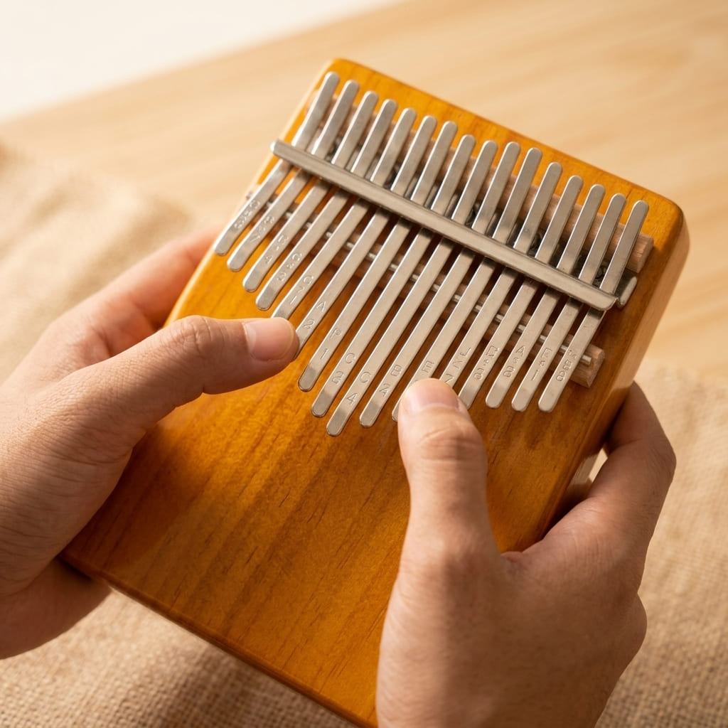 Tu primera melodía empieza con el Instrumento musical Kalimba