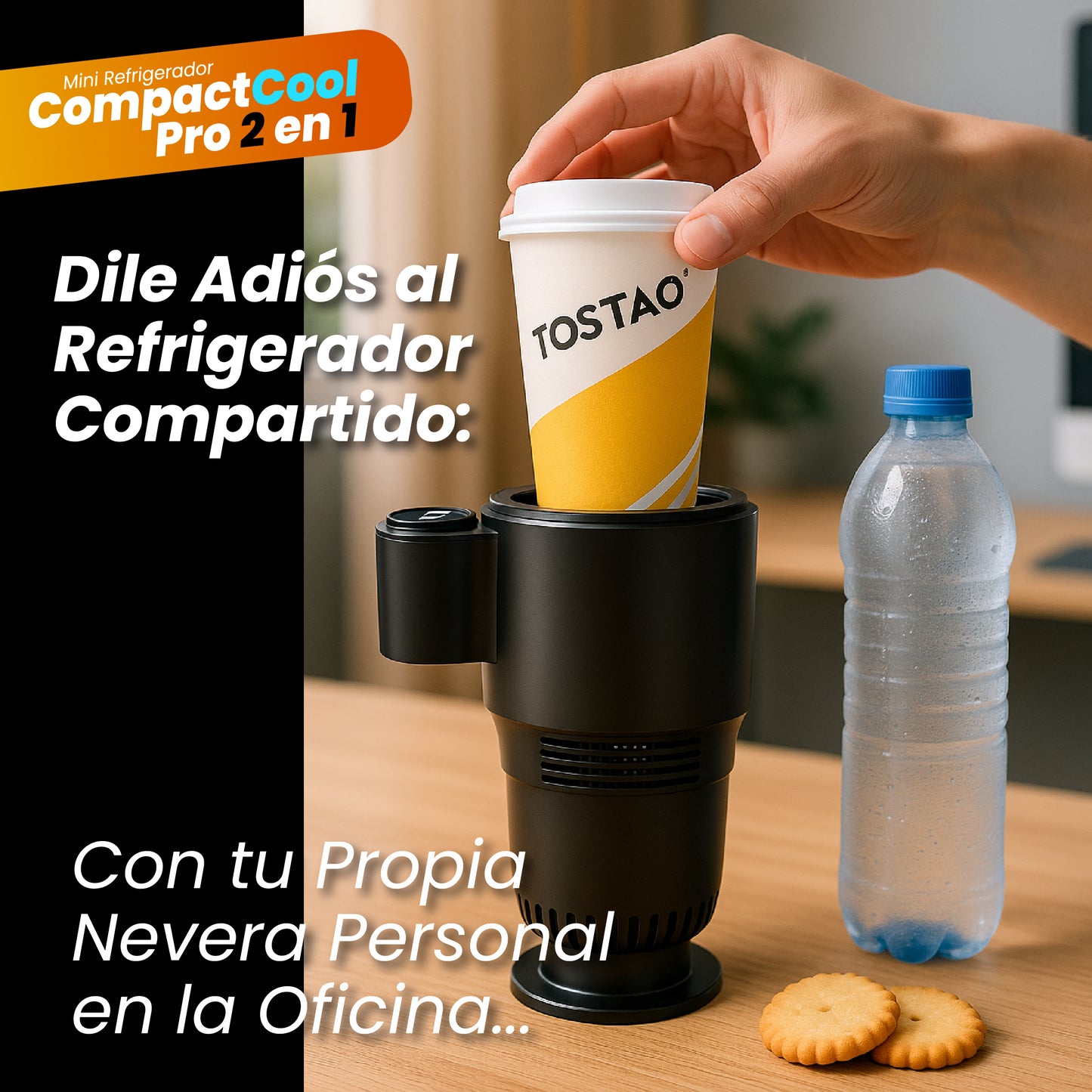 RutaTemp™ 2 en 1 · Refrigerador y calentador para carro