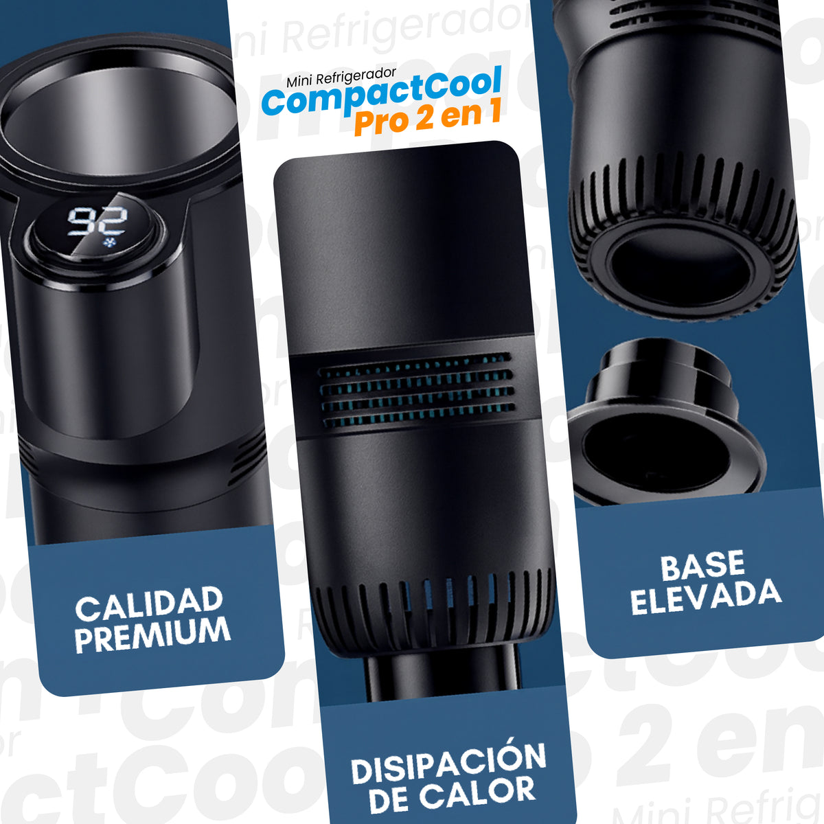 Vista del equipo RutaTemp 2 en 1 y su control lateral